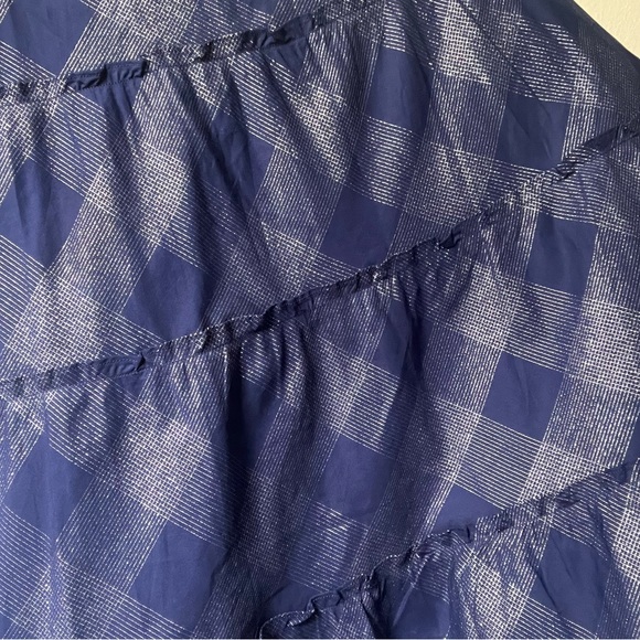 Sold ‼️HILL HOUSE HOME Nesli Nap Navy Glitter Check - Picture 5 of 6